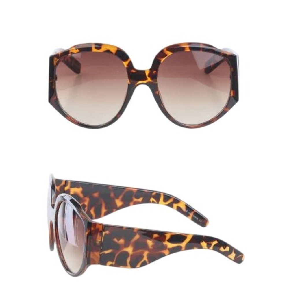 Oversized Sunglasses Women Fashion Tortoise Shell Trendy Designer Shades‎ Trendy